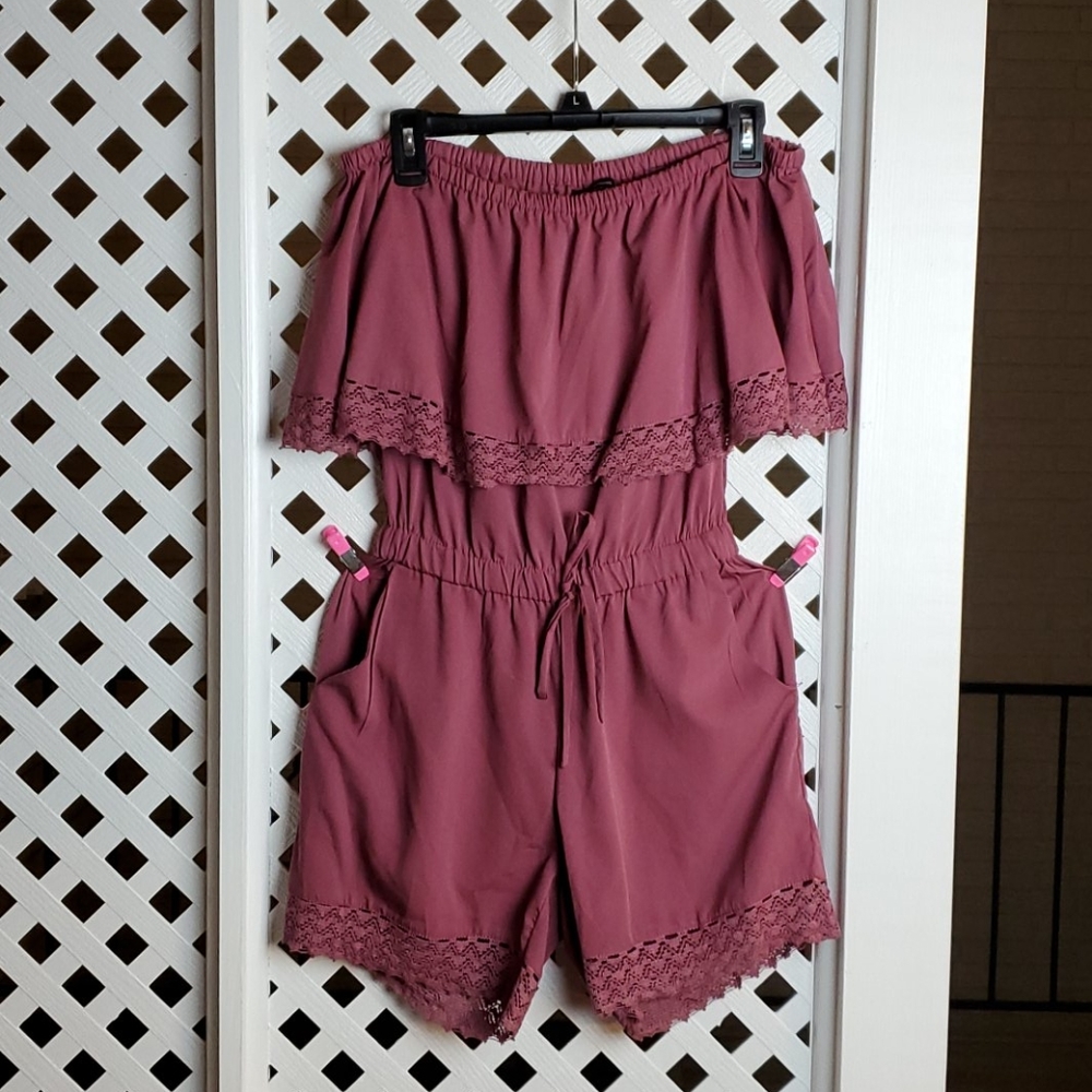 Muave Sleeveless Romper